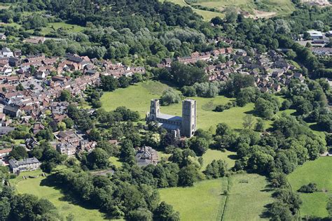 Wymondham Abbey In Norfolk Aerial Aerial Images Aerial Norfolk
