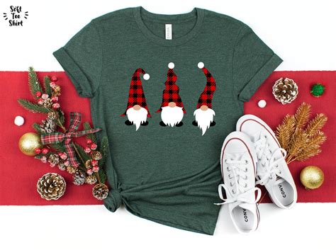 Christmas Gnomes Gnome Christmas Cute Christmas Shirt Etsy