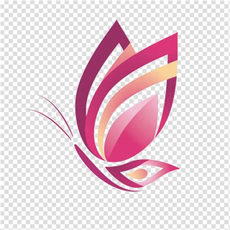 Maybe you would like to learn more about one of these? Free download | Pink and orange butterfly logo, Butterfly Logo, Butterfly pattern transparent ...