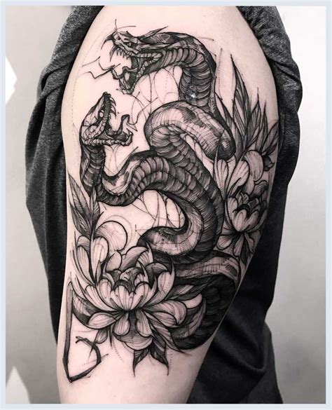 Snake Tattoo Snake Tattoo 80 Ideas Body Tattoo Art Snake Tattoos