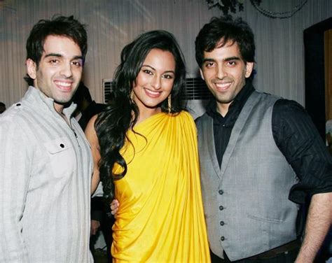 Sonakshi With Her Twin Brothers Luv And Kush Veethi Celebrity