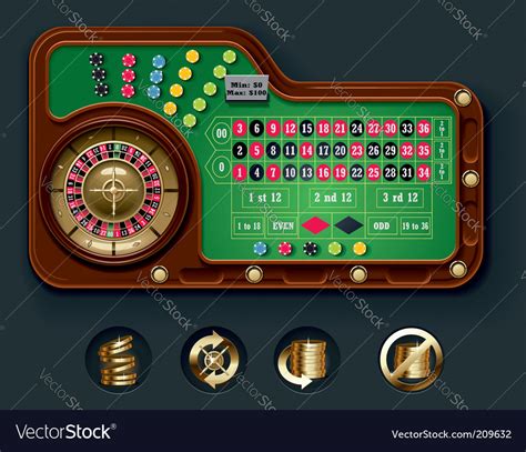 American Roulette Table Layout Royalty Free Vector Image