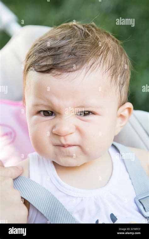 Baby Girl Making Angry Faces Hi Res Stock Photography And Images Alamy