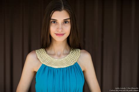 photo of olesya a 19 year old woman photographed in july 2019 by