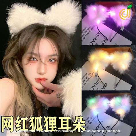 Ready Stock Party Majlis Halloween Cosplay Led Cute Lovely Antlers