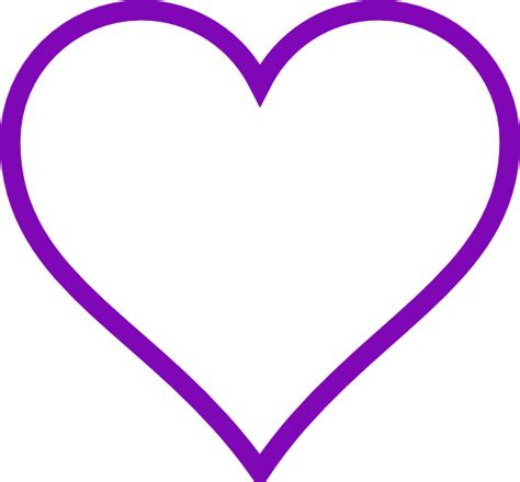 Heart Area Pattern Purple Heart Png Download 600557 Free