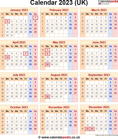 2023 Calendar Uk Free Get Latest News 2023 Update