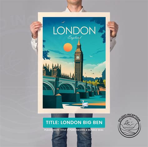 London Print London Poster London Ts Big Ben Travel Print