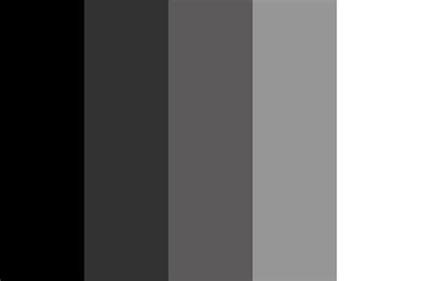 Shades Of Black Remake Color Palette