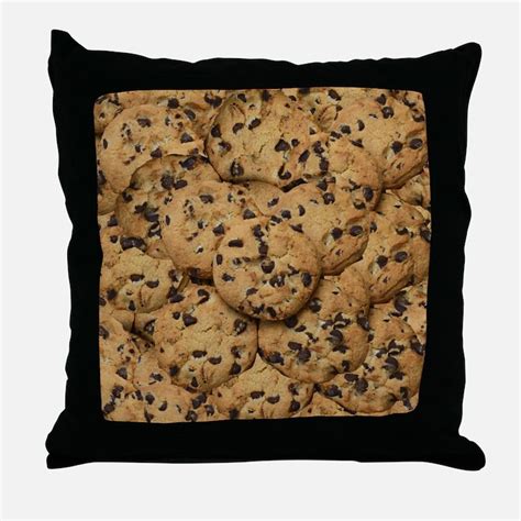 Chocolate Chip Cookie Pillows Chocolate Chip Cookie Throw Pillows