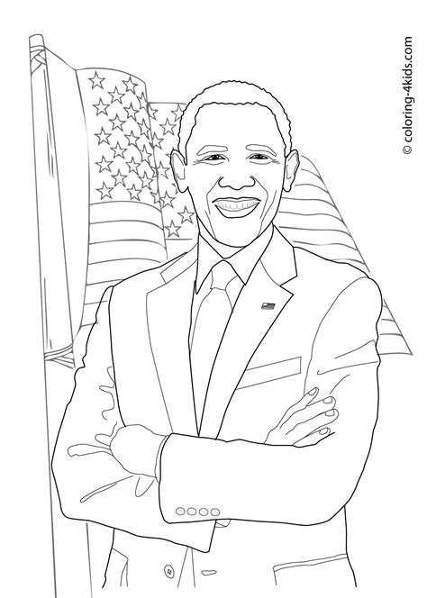 Barack Obama Worksheet For Kindergarten