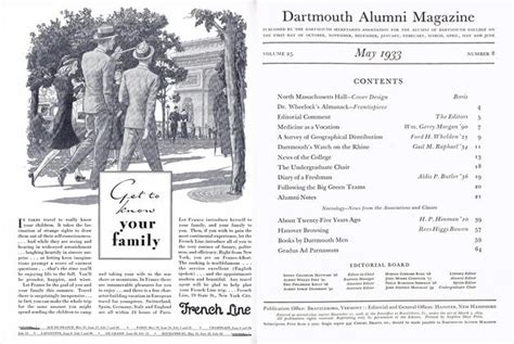 Advertisement Dartmouth Alumni Magazine July 1952