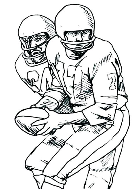 Nfl Football Player Drawing Free Download On Clipartmag