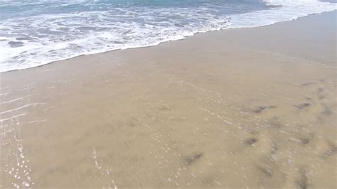 Ocean Waves On Sandy Beach Stock Video Motion Array