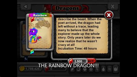Dragonvale How To Breed The Rainbow Dragon Real Youtube