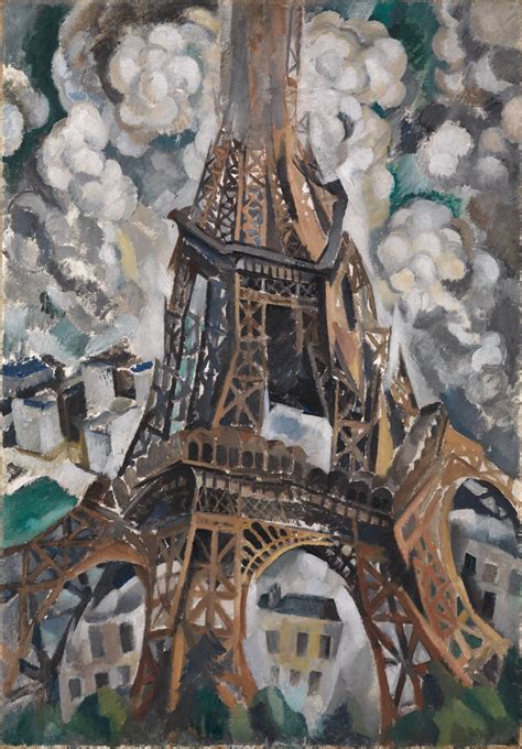 Der Eiffel Turm Robert Delaunay 1885 1909 191011 Staatliche