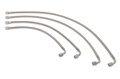 Stm 4an Stainless Braided Turbo Oil Feed Line