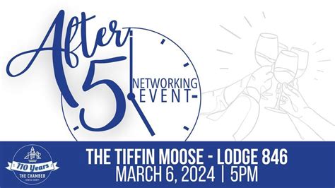After Five Networking Event The Tiffin Moose Lodge 846 Tiffin