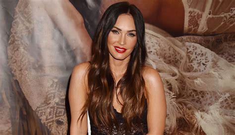 Megan Fox Wears Lace Top To Celebrate Lingerie Collaboration Megan Fox Just Jared