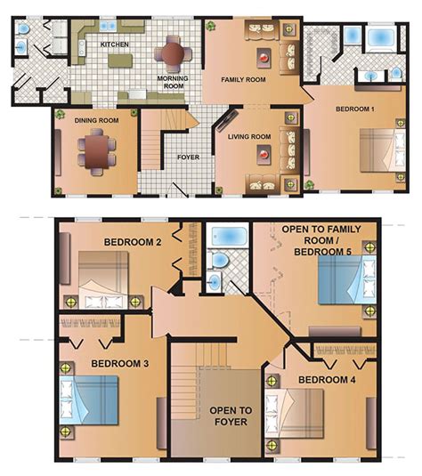 2 Story Modular Home Floor Plans Floorplansclick