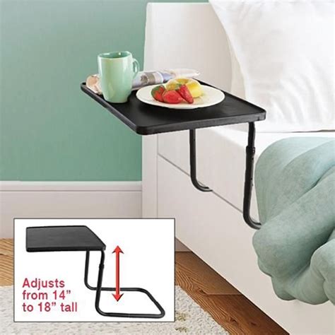 Adjustable Bedside Table In 2020 Table Bed Tray Bedside