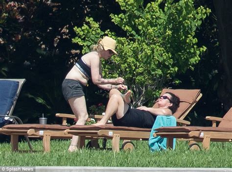 Rosie Odonnell And Wife Tatum Oneal Catch Some Rays In Florida