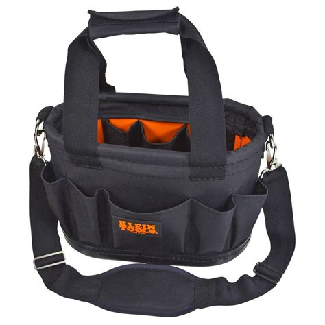 Klein Tools 7 12 In Polyester Tool Tote 55239h The Home Depot