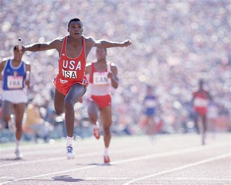 Carl lewis, as one of only four olympic athletes to have won nine olympic gold medals. Carl Lewis / Summer Olympics 1984 | Physical fitness ...