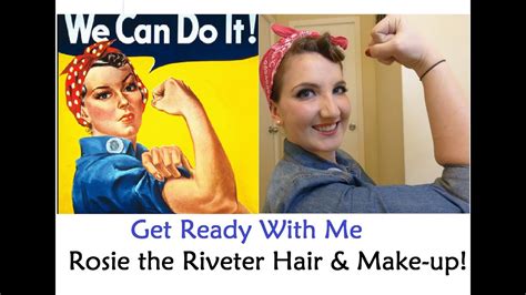 Rosie The Riveter Hair And Makeup Tutorial