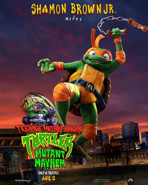 Characters Of Teenage Mutant Ninja Turtles Mutant Mayhem Technicolor