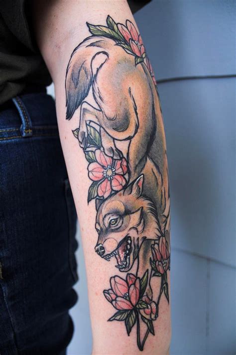 Wolf Tattoo Done By Anna Sylvan At Frequency Tattoo In Philly Pa