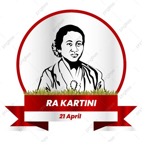 Indonesian Woman Vector Png Images Ra Kartini Silhouette Label