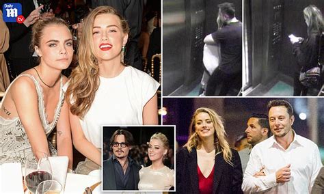 Cara Delevingne S 3 Way Affair With Amber Heard And Elon Musk