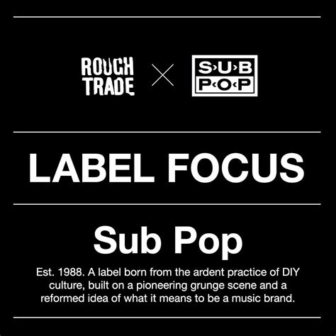 Label Focus Sub Pop Records