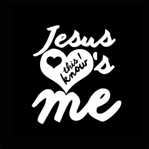 jesus loves me car sticker christian religious car bumper sticker body decal car styling jdm car
