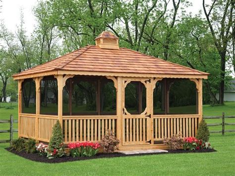 Most homeowners pay between $3,356 and $9,834. Wood Rectangular Gazebos | North Country Sheds