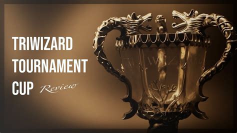 รีวิวถ้วยรางวัลการประลองเวทไตรภาคี Triwizard Tournament Cup Youtube