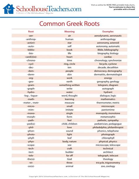 Latin Root Words Worksheet