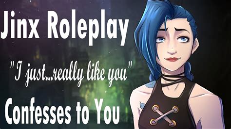Jinx Confesses To You Ireally Like You💜 Arcane Asmr Roleplay First Kiss Love