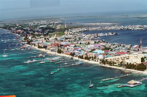 Aerial Views Of San Pedro Town Ambergris Caye