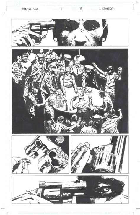 Deadpool Noir 1 Pg 8 Laurence Campbell In Chief Strides Original