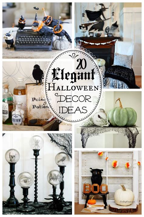 20 Spooktacularly Elegant Diy Halloween Decor Ideas The Happy Housie