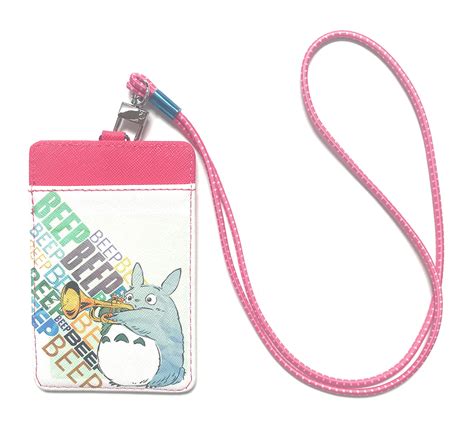 Loewe pink leather card holder purse. (Efnine) Totoro Trumpet Card Holder and Totoro Pen, Neck Lanyard Id Card Badge Holder - Buy ...