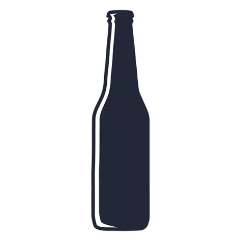 Longneck beer bottle silhouette - Transparent PNG & SVG vector file png image