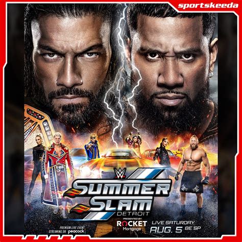 sportskeeda wrestling on twitter here s the official poster for summerslam 🔥