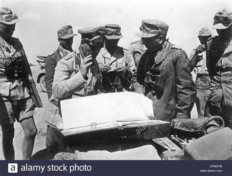 Erwin Rommel With Walther Nehring Stock Photo Alamy