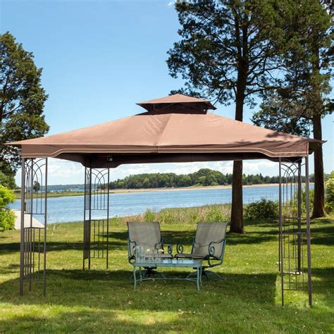 This gazebo canopy full surrounded by mosquito mesh netting which included zippers, keep bugs and sunshine out, make the conversation truly private. Amazon.com : 10 x 12 Regency II Patio Gazebo with Mosquito ...
