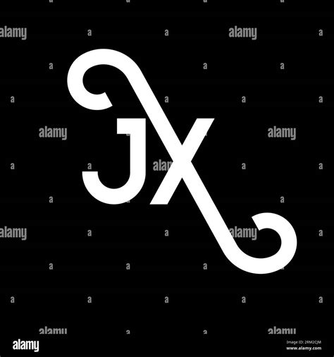 jx letter logo design on black background jx creative initials letter logo concept jx letter