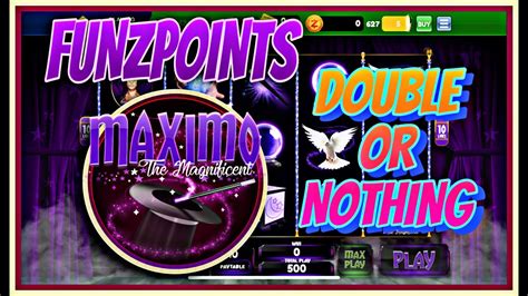 Double Or Nothing Funzpoints Maximo The Magnificent Online Slots Win Real Money Youtube