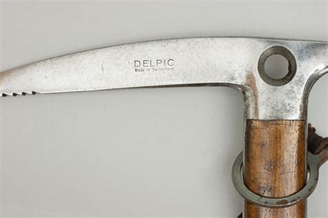 Vintage Swiss Ice Pick Delpic Mountaineering Climbing Axe At 1stdibs